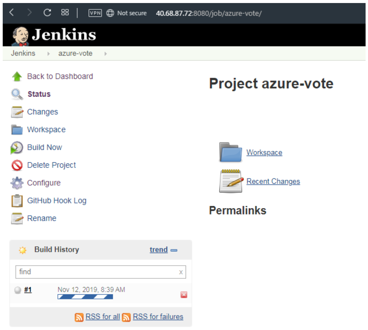 Test the Jenkins Project 1