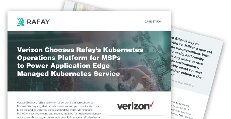 image for Verizon Chooses Rafay to Power Application Edge Kubernetes Service