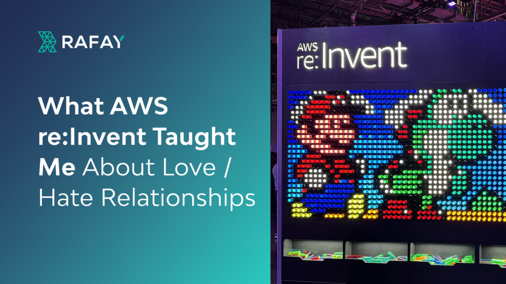 Mario brothers visual from AWS re:Invent